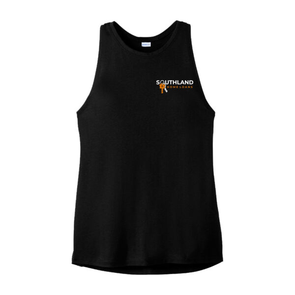 Optional Logo - Ladies PosiCharge ® Tri Blend Wicking Tank Thumbnail