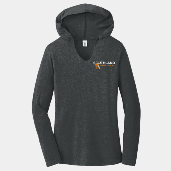 Optional Logo - Women's Perfect Tri ® Long Sleeve Hoodie Thumbnail