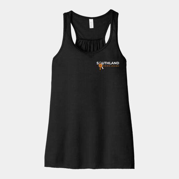 Optional Logo - Women's Flowy Racerback Tank Thumbnail