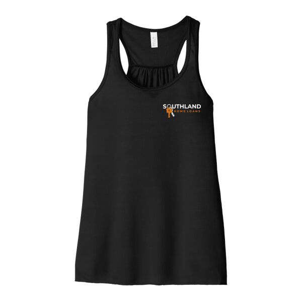 Optional Logo - Women's Flowy Racerback Tank Thumbnail