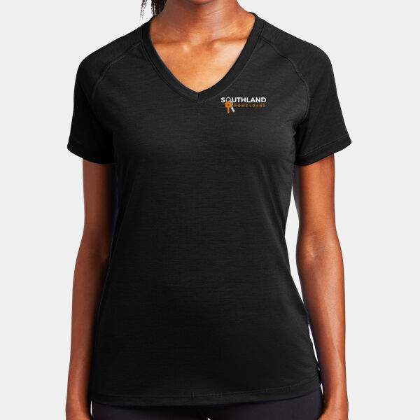Optional Logo - Ladies Ultimate Performance V Neck Thumbnail
