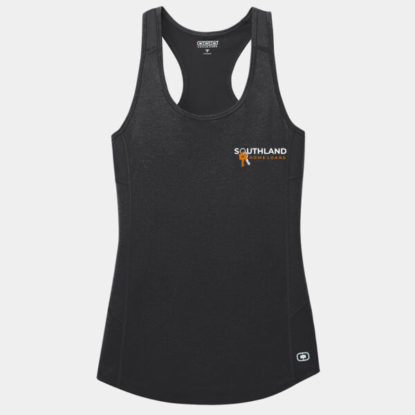Optional Logo - Endurance Ladies Racerback Pulse Tank Thumbnail