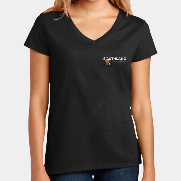 Optional Logo - Women's Re Tee V Neck Thumbnail