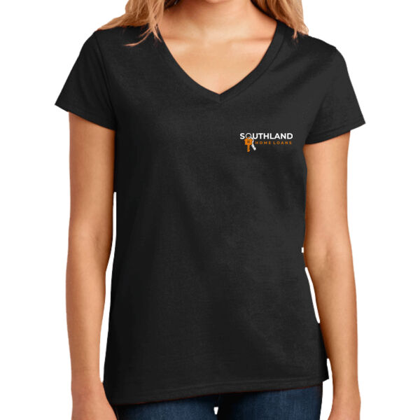 Optional Logo - Women's Re Tee V Neck Thumbnail