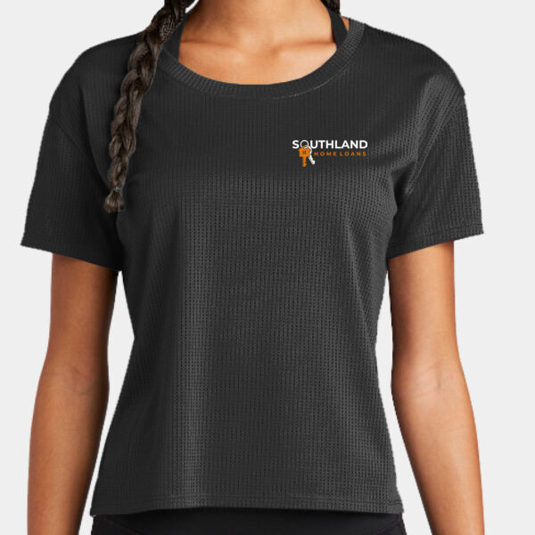 Optional Logo - Ladies PosiCharge ® Draft Crop Tee Thumbnail