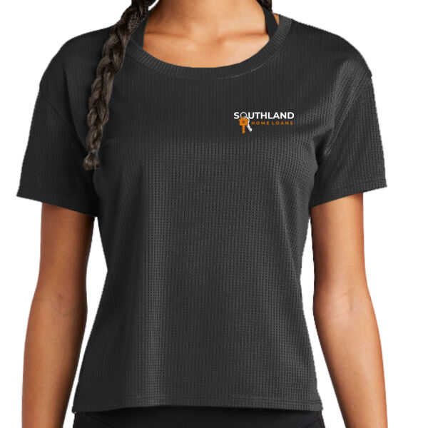 Optional Logo - Ladies PosiCharge ® Draft Crop Tee Thumbnail