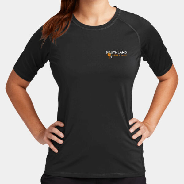 Optional Logo - Ladies Rashguard Tee Thumbnail