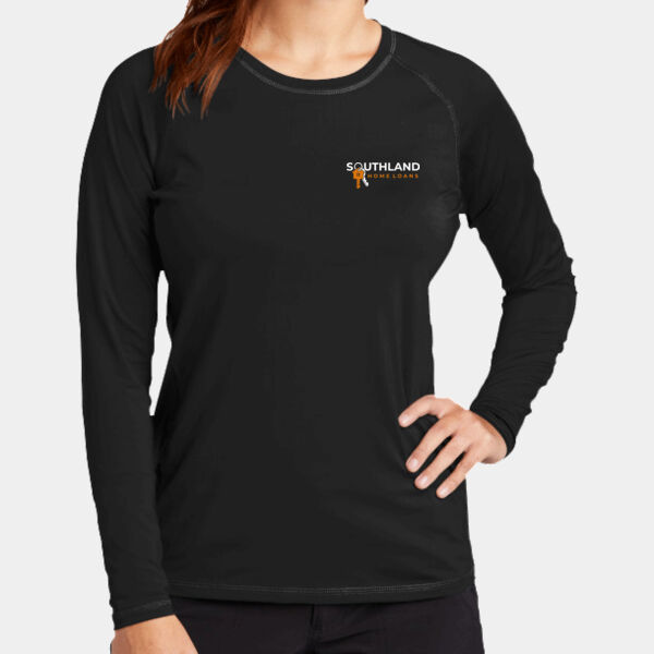 Optional Logo - Ladies Long Sleeve Rashguard Tee Thumbnail