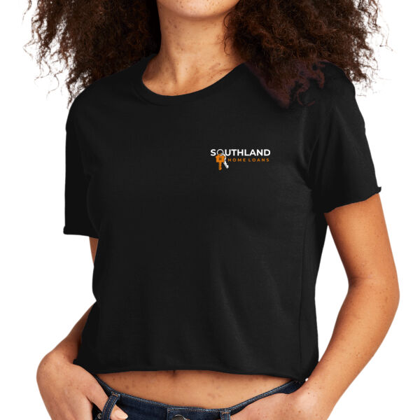 Optional Logo - ™ Women's Festival Cali Crop Tee Thumbnail