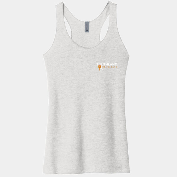 Optional Logo - Women's Tri Blend Racerback Tank Thumbnail