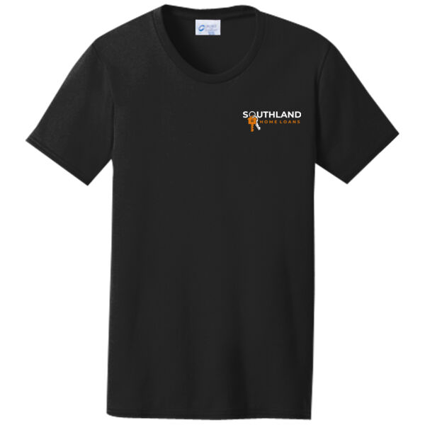 Optional Logo - Ladies Core Blend Tee Thumbnail