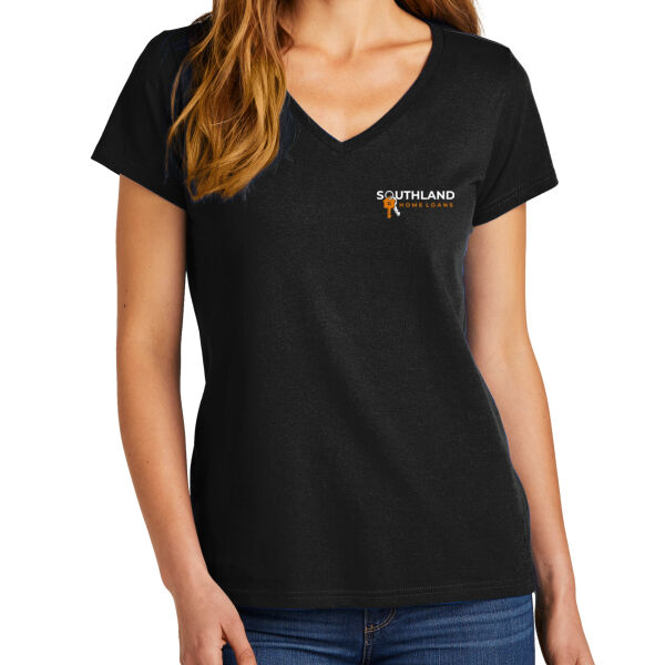Optional Logo - Women's The Concert Tee ® V Neck Thumbnail
