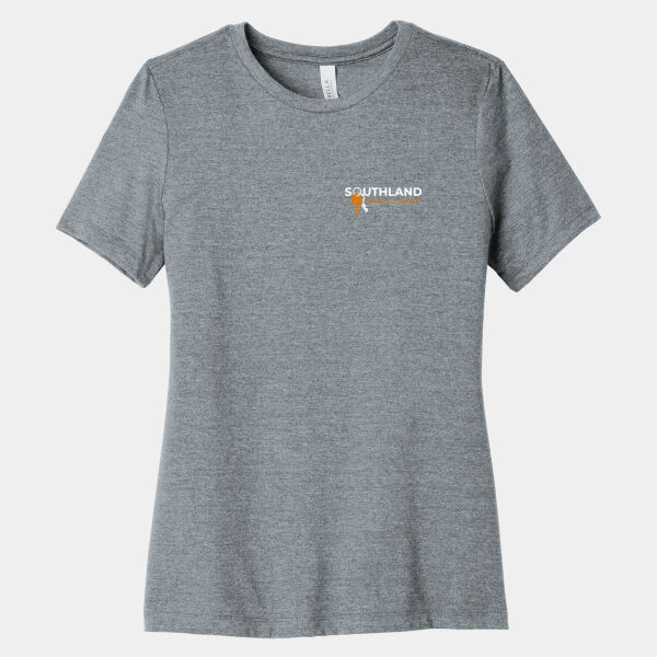 Optional Logo - Women's Relaxed CVC Tee Thumbnail
