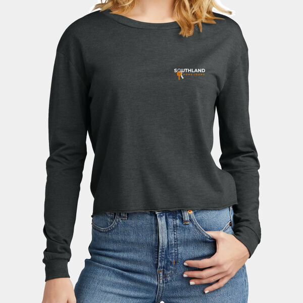 Optional Logo - Women's Perfect Tri ® Midi Long Sleeve Tee Thumbnail