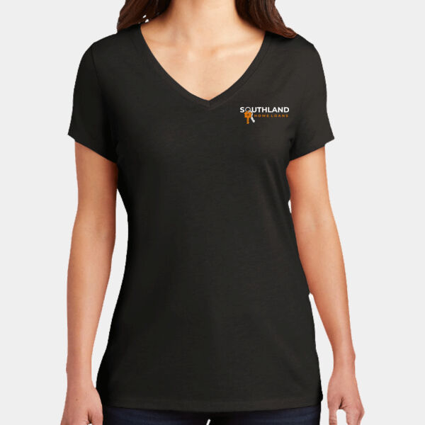 Optional Logo - Women's Perfect Tri ® V Neck Tee Thumbnail