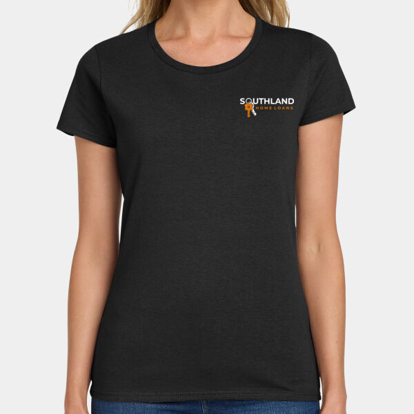 Optional Logo - Ladies Heavy Cotton™ 100% Cotton T Shirt Thumbnail