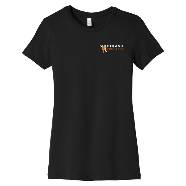 Optional Logo - Women's Slim Fit Tee Thumbnail
