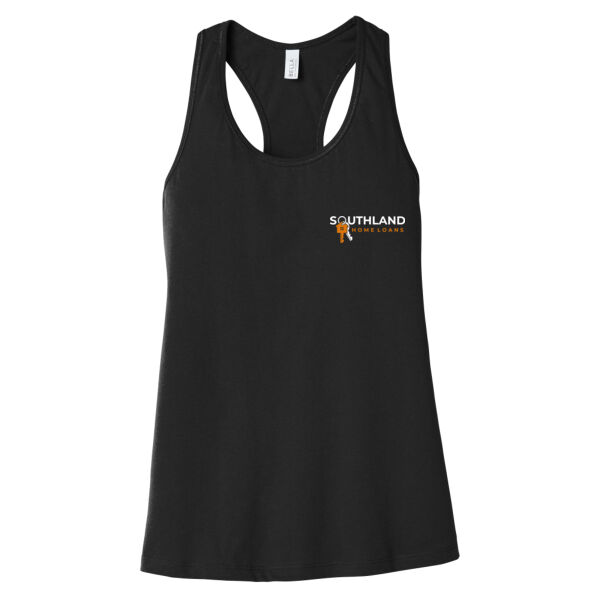Optional Logo - Women's Jersey Racerback Tank Thumbnail