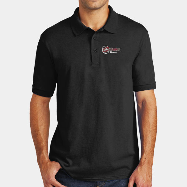 Optional Logo Embroidered - Core Blend Jersey Knit Polo Thumbnail