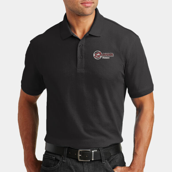 Optional Logo Embroidered - Core Classic Pique Polo Thumbnail