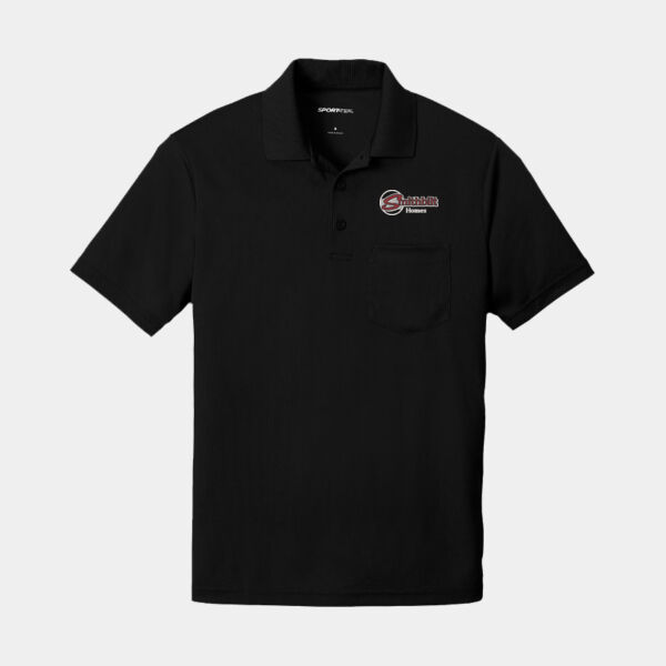 Optional Logo Embroidered - PosiCharge ® RacerMesh ® Pocket Polo Thumbnail