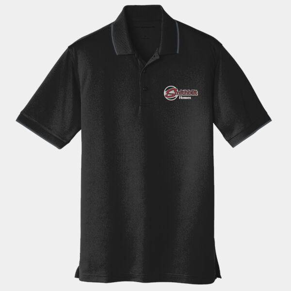 Optional Logo Embroidered - Dry Zone ® UV Micro Mesh Tipped Polo Thumbnail
