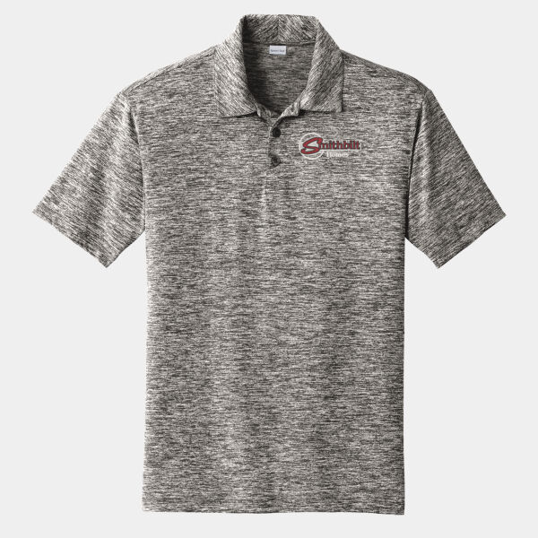Optional Logo Embroidered - PosiCharge ® Electric Heather Polo Thumbnail