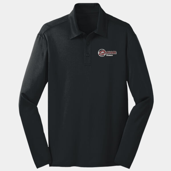 Optional Logo Embroidered - Silk Touch™ Performance Long Sleeve Polo Thumbnail