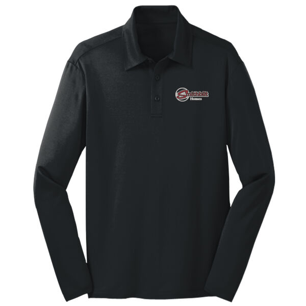 Optional Logo Embroidered - Silk Touch™ Performance Long Sleeve Polo Thumbnail