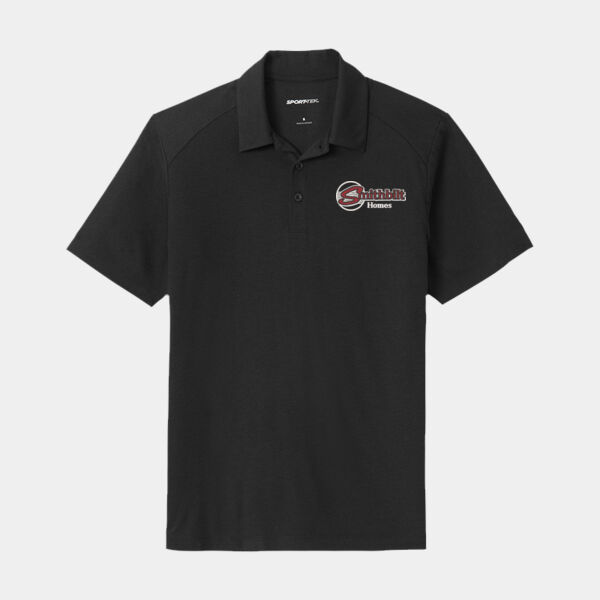 Optional Logo Embroidered - PosiCharge ® Tri Blend Wicking Polo Thumbnail