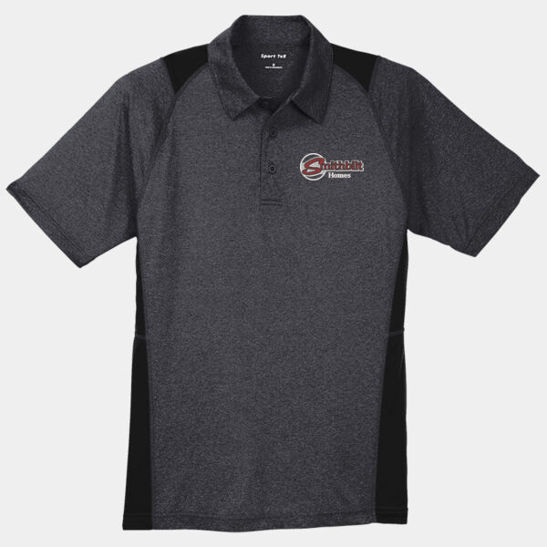 Optional Logo Embroidered - Heather Colorblock Contender ™ Polo Thumbnail