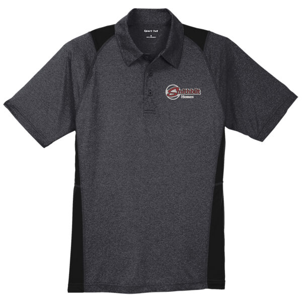 Optional Logo Embroidered - Heather Colorblock Contender ™ Polo Thumbnail
