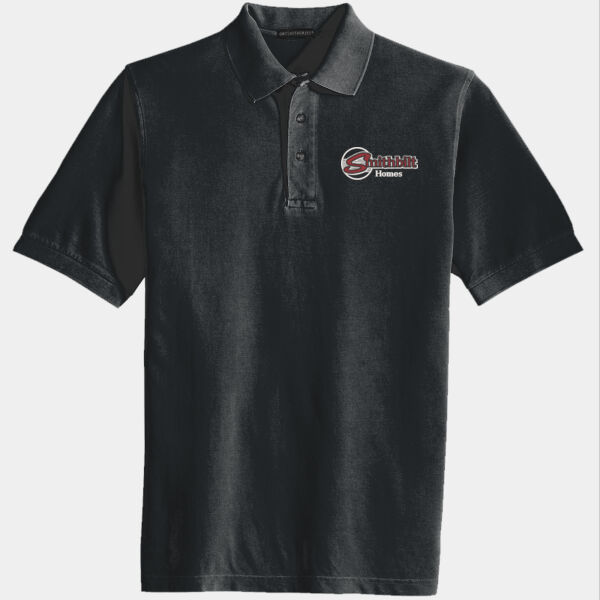 Optional Logo Embroidered - Heavyweight Cotton Pique Polo Thumbnail