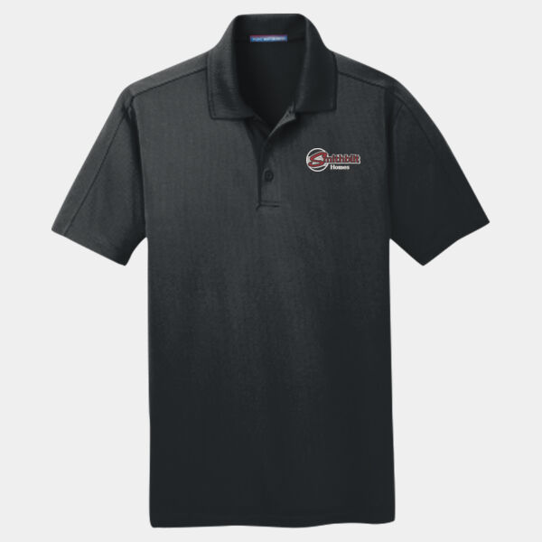 Optional Logo Embroidered - Diamond Jacquard Polo Thumbnail