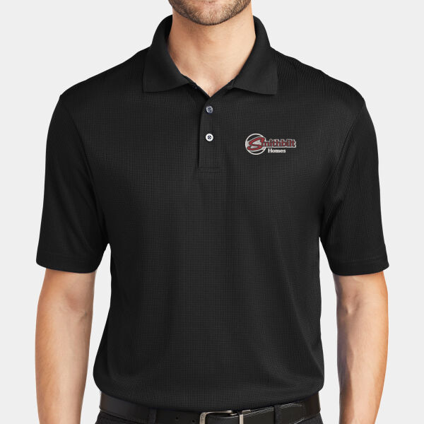 Optional Logo Embroidered - Performance Fine Jacquard Polo Thumbnail
