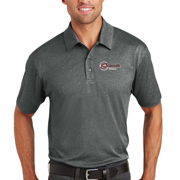 Optional Logo Embroidered - Trace Heather Polo Thumbnail