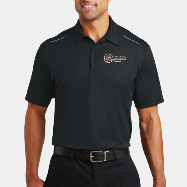 Optional Logo Embroidered - Pinpoint Mesh Polo Thumbnail