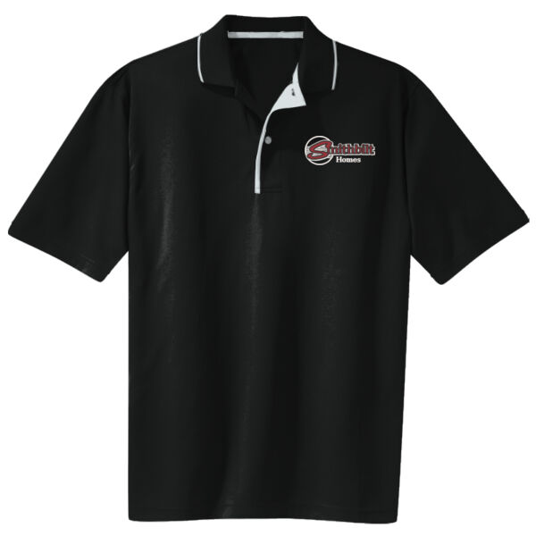 Optional Logo Embroidered - Dri Mesh ® Polo with Tipped Collar and Piping Thumbnail