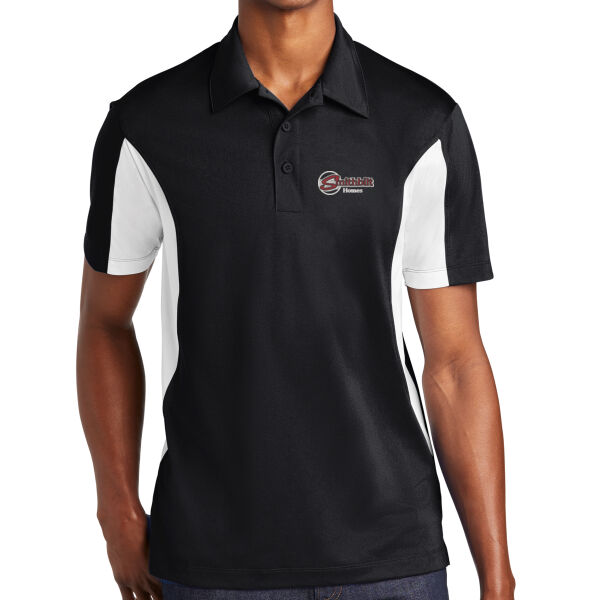 Optional Logo Embroidered - Tall Side Blocked Micropique Sport Wick ® Polo Thumbnail
