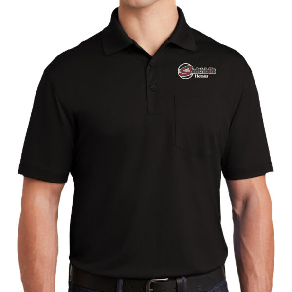 Optional Logo Embroidered - Micropique Sport Wick ® Pocket Polo Thumbnail