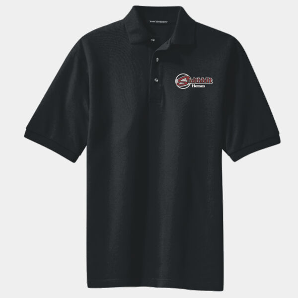 Optional Logo Embroidered - Tall Heavyweight Cotton Pique Polo Thumbnail