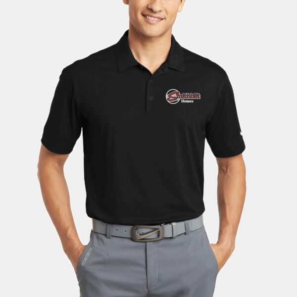 Optional Logo Embroidered - Dri FIT Vertical Mesh Polo Thumbnail