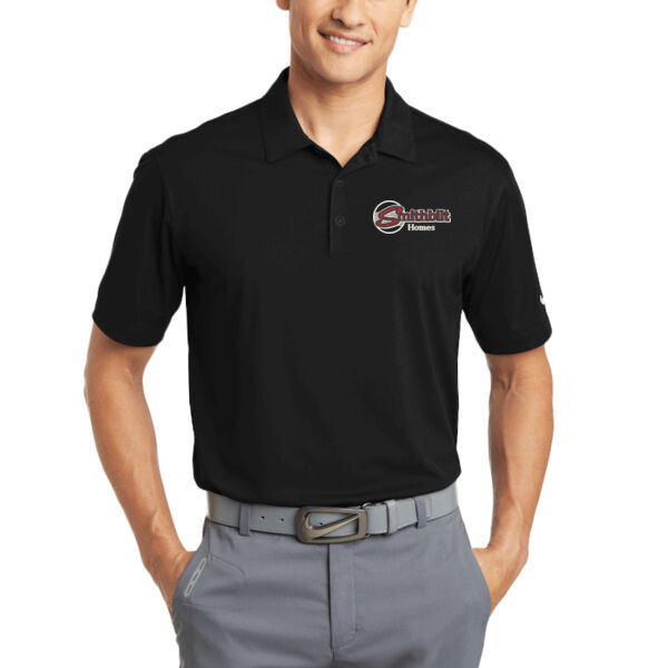 Optional Logo Embroidered - Dri FIT Vertical Mesh Polo Thumbnail