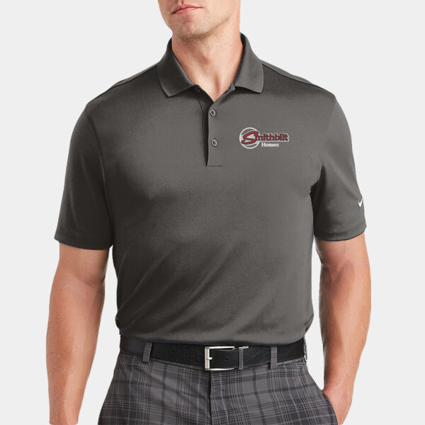 Optional Logo Embroidered - Dri FIT Classic Fit Players Polo with Flat Knit Collar Thumbnail