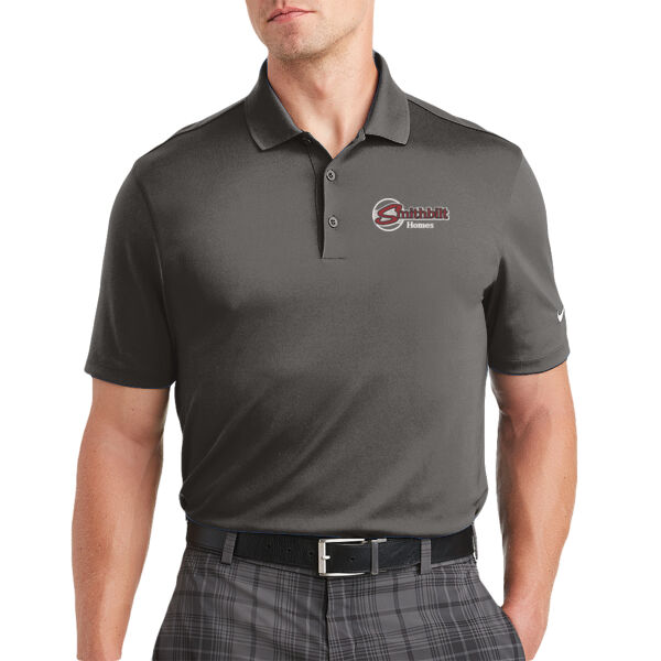 Optional Logo Embroidered - Dri FIT Classic Fit Players Polo with Flat Knit Collar Thumbnail