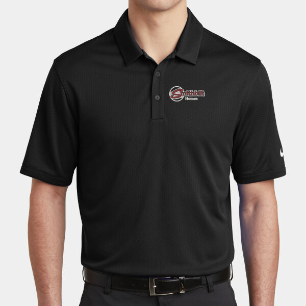 Optional Logo Embroidered - Dri FIT Hex Textured Polo Thumbnail