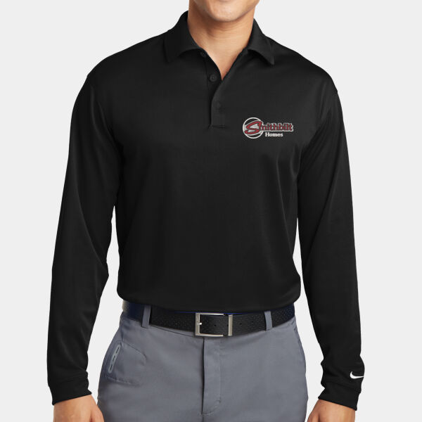 Optional Logo Embroidered - Tall Long Sleeve Dri FIT Stretch Tech Polo Thumbnail