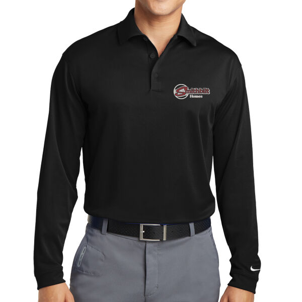 Optional Logo Embroidered - Tall Long Sleeve Dri FIT Stretch Tech Polo Thumbnail