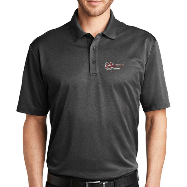 Optional Logo Embroidered - Heathered Silk Touch ™ Performance Polo Thumbnail