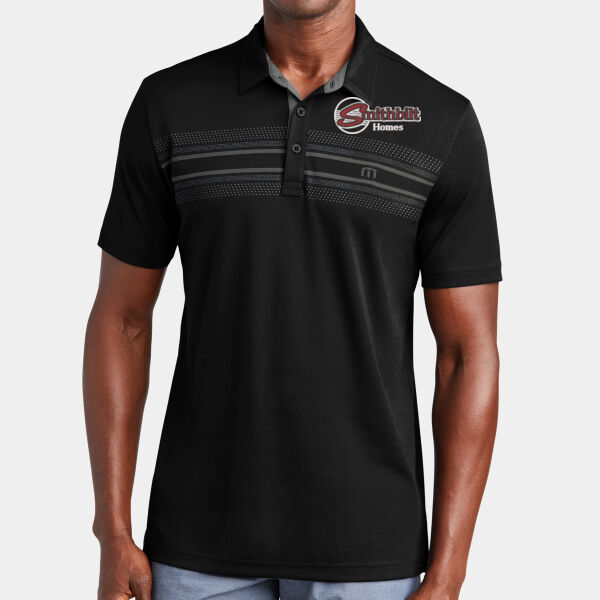 Optional Logo Embroidered - Monterey Chest Stripe Polo Thumbnail